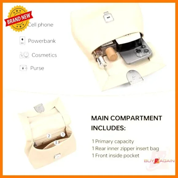 Leather Mini Crossbody Purse with Adjustable Strap, Perfect for Formal Occasions